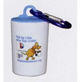 Pet Trash Bag Container w/ Full Color Sticker